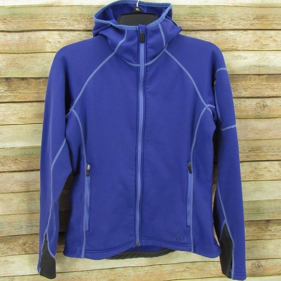 REI Purple Zipper Front Polartec Hoodie S - Picture 1 of 16